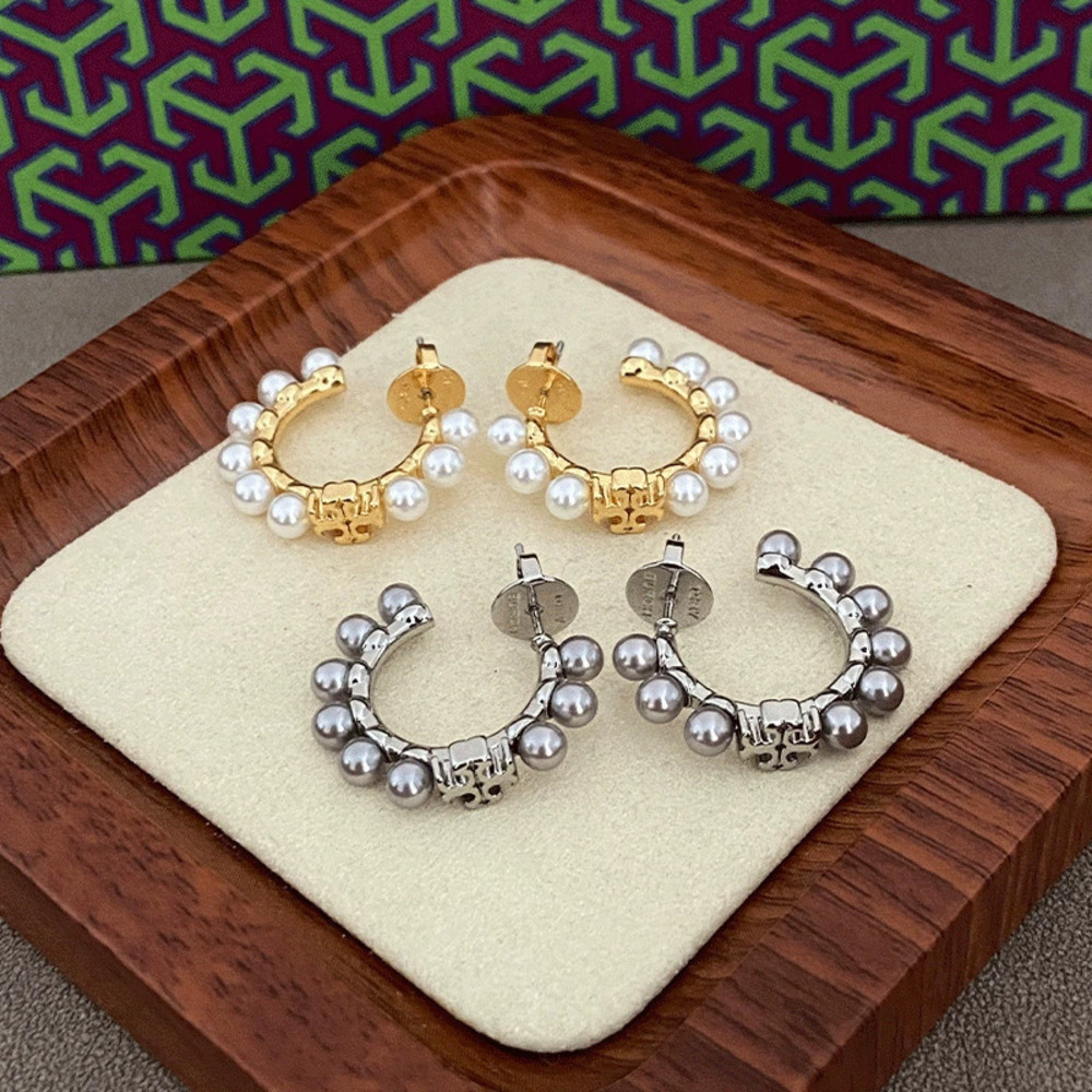 Tory Burch New Vintage Faux Pearl Earrings